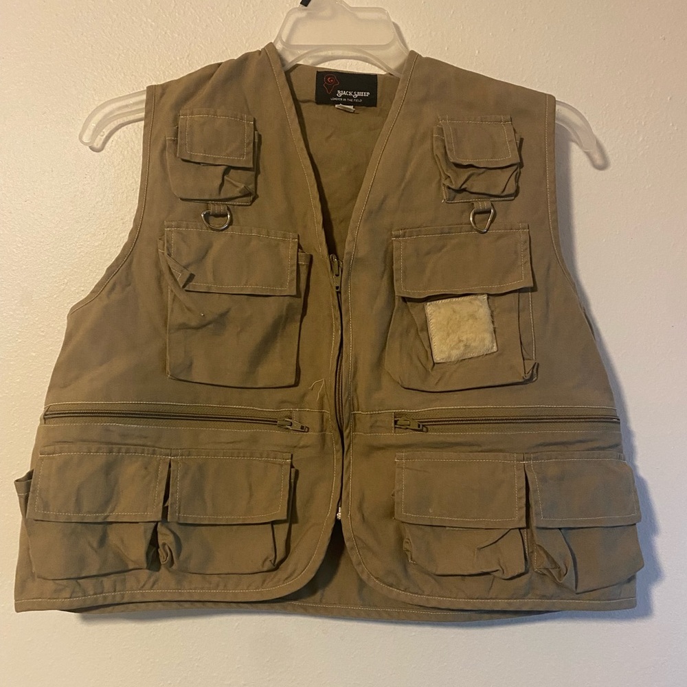 Black Sheep Fly Fishing Vest Sz medium